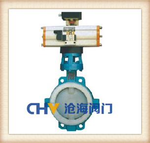 氣動(dòng)襯氟蝶閥